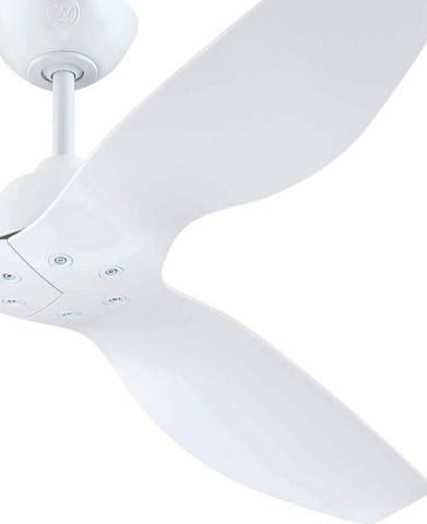 מאוורר תקרה 52" כולל שלט Westinghouse ווסטינגהאוס AQUA IP66 לבן מט
