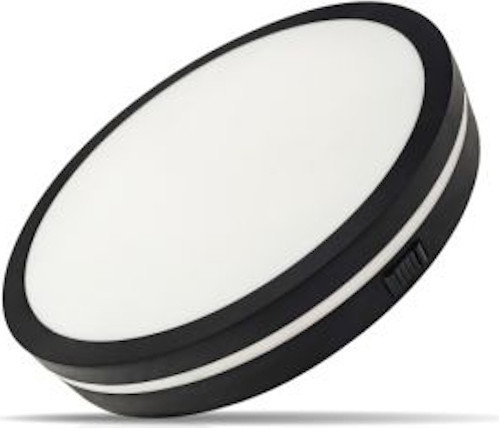 גוף תאורה צמוד תקרה 42W ‏Omega אומגה OM-MONO-42W-CCT-BK-S שחור