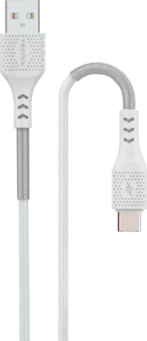 כבל פרימיום USB ל-Type-C מסדרת הקפיץ 1 מטר – טעינה מהירה 3.1A, ציפוי בד ומחברי מתכת