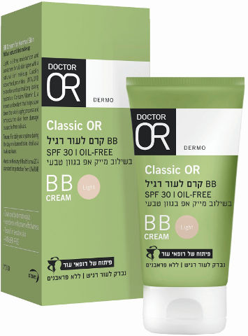 CLASSIC-OR קרם BB לעור רגיל בגוון לייט SPF30