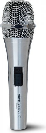 מיקרופון רגיש עם פלג מוזהב כסוף דגם MKV-400SILVER