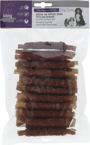 איי דוג סיגר נפוח משוייש ברווז 1 ק"ג XXL