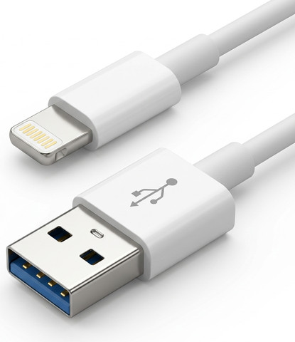 כבל Lightning איכותי ל-USB באורך 1.5 מטר – מתאים למכשירי Apple, טעינה מהירה 2.4A וסנכרון נתונים