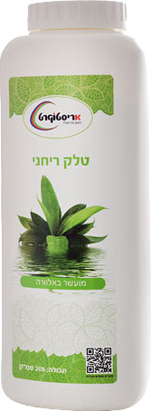 טלק ריחני מועשר בתמצית אלוורה