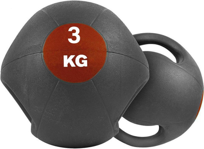כדור כח גומי עם 2  ידיות  3 ק"ג