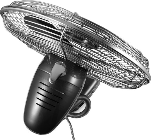 מאוורר שולחני מתכתי 12" בעיצוב וינטג' Chromex כרומקס Air Force CH-8030B