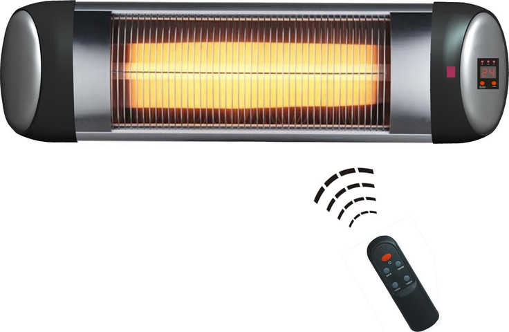 תנור אינפרא אדום 2500W לתלייה כולל צג דיגיטלי ושלט CHROMEX כרומקס CH-6800