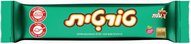 חטיף ופל מצופה עם קרם שקדים