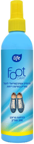 פוט קר תרסיס אנטיבקטריאלי לנעל למניעת ריחות