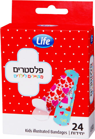 פלסטירים מצויירים לילדים