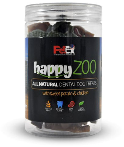 Happy Zoo חטיף דנטלי לכלב 250 גרם פטקס - Petex - חטיפים