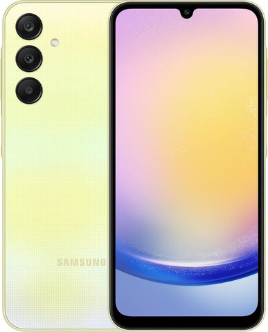 טלפון סלולרי 6.5" Samsung Galaxy A25 סמסונג SM-A256 128GB/6GB צהוב -