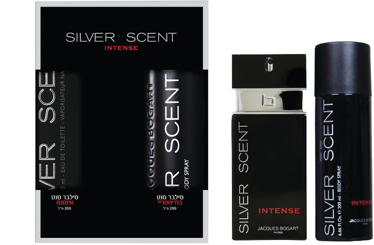 SILVER SCENT INTENSE סט א.ד.ט + בודי ספריי לגבר