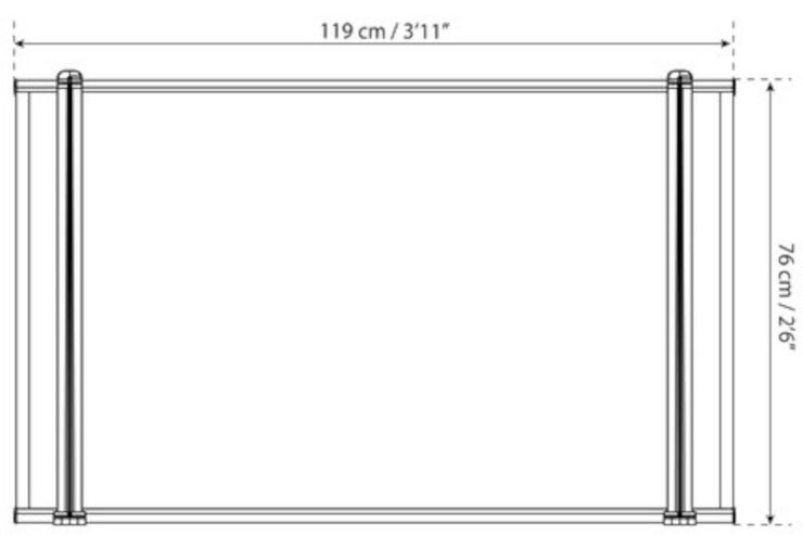 גגון כניסה לבית 76*119