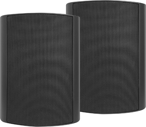 זוג רמקולים OUTDOOR מוגברים דגם OB-523-BK