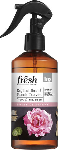 פרש הום English Rose & Fresh leaves מבשם לבית ולטקסטיל