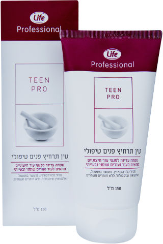 טין תרחיץ פנים טיפולי מתאים לעור נעורים שומני ובעייתי