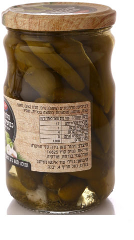 מלפפונים כבושים במלח 18-25 קטנים מאוד