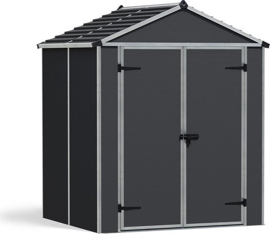 מחסן גינה 1.9x1.5 Rubicon אפור כהה מבית - Canopia