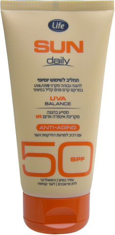 SUN דיילי תחליב לשימוש יומיומי 50SPF