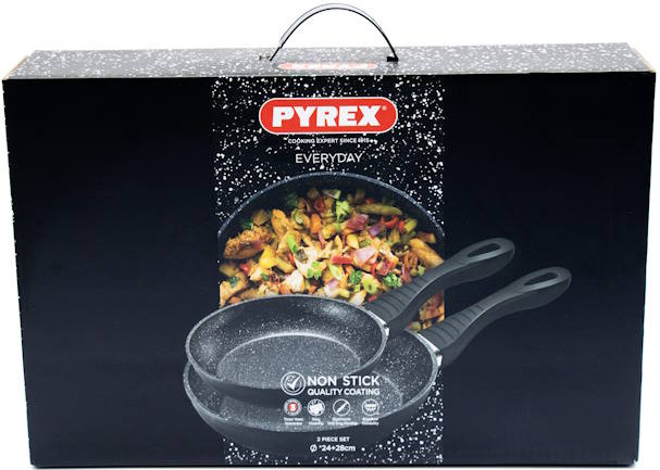 סט מחבתות Pyrex Everyday 24+28cm