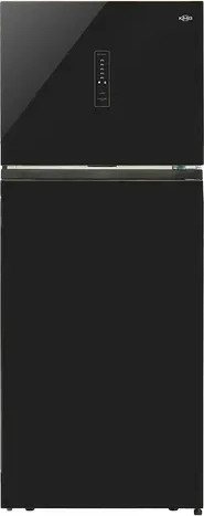 מקרר מקפיא עליון  זכוכית שחורה KMG דגם KMG-TMF-448 BLK/G-415-NF