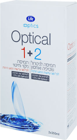 לייף מארז מי חמצן אופטיקל 1+2 350 מל