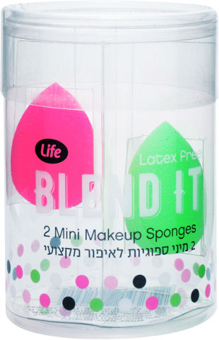 מארז 2 מיני ספוגיות מקצועיות לאיפור