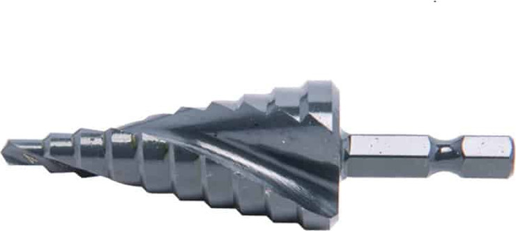 מקדח מדורג לאימפקט HEX 1/4" 4-30 מ"מ | B.Tech