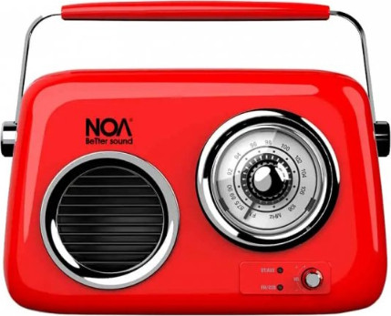 רדיו עם רמקול BLUETOOTH בעיצוב רטרו מבית NOA נועה