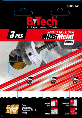 סט משור כוס לאימפקט B.TECH SM