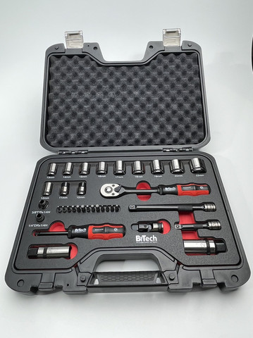 סט בוקסות ואביזרים 34 חלקים "Dual Spline DR3/8