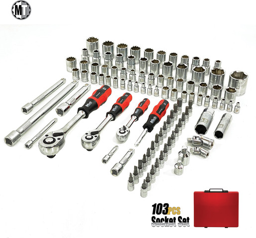 סט בוקסות 103יח דגם MT  1/4"+ 3/8"+ "1/2