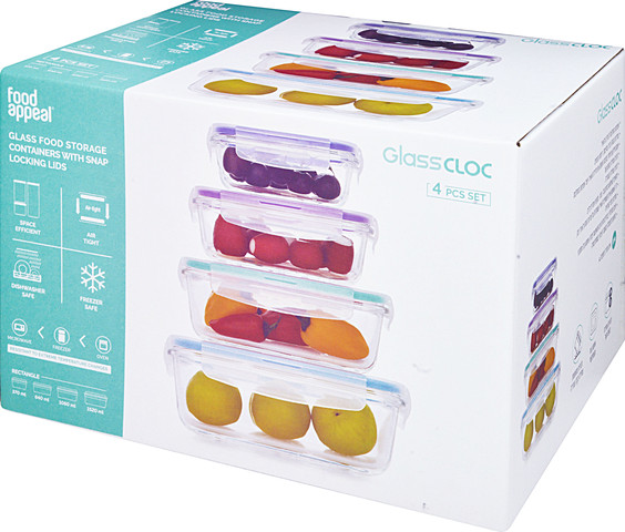 פוד אפיל סט קופסאות אחסון CLOC ירוק