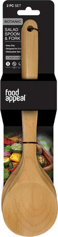 סט כפות סלט מעץ מסדרת BOTANIC מבית FOOD APPEAL