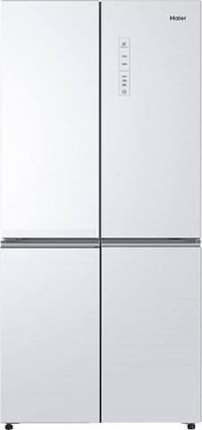 מקרר 4 דלתות 91 ס''מ מבית HAIER האייר דגם OPEN SPACE INVERTER HRF-7100FW זכוכית לבנה מהדרין