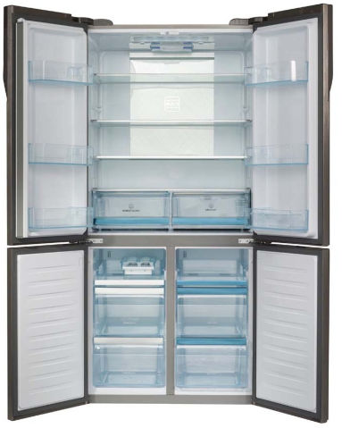 מקרר 4 דלתות 657 ליטר Haier האייר Quattro Open Space Inverter HRF-6200fW