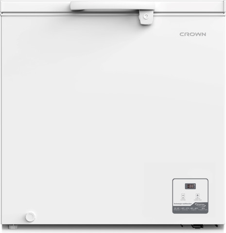 מקפיא/מקרר שוכב - 199 ליטר Crown קראון CRCF2199W