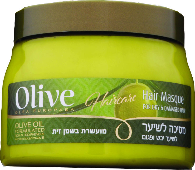 מסכה לשיער פגום מועשרת בשמן זית