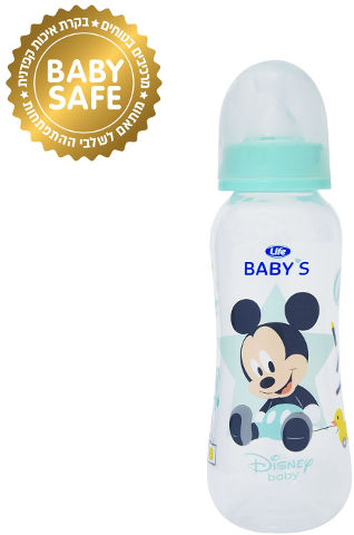 BABYS בקבוק צר מיקי מאוס ללא ביספינול