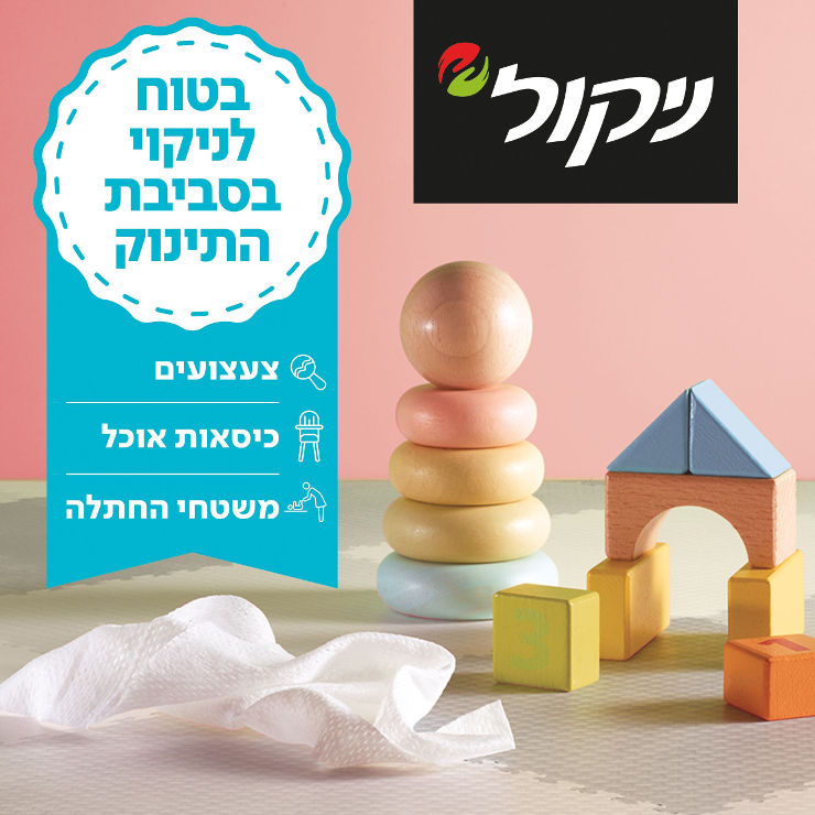 מטליות לחות לניקוי צעצועים