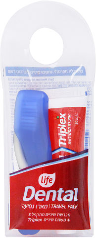 לייף מארז נסיעות DENTAL כחול