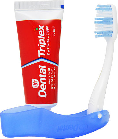 לייף מארז נסיעות DENTAL כחול