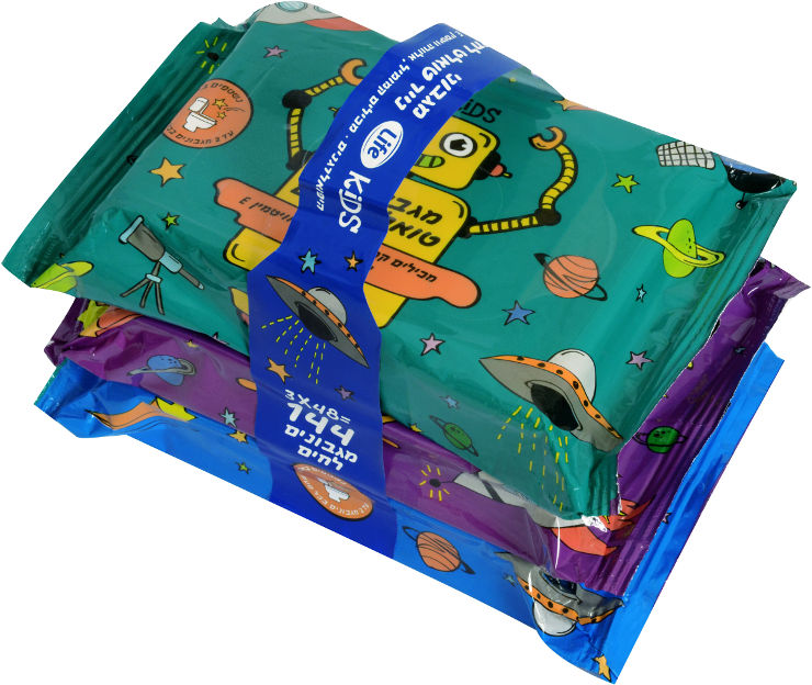 KIDS מגבוני נייר טואלט לחים