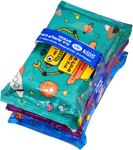 KIDS מגבוני נייר טואלט לחים