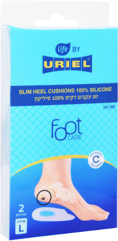 אוריאל עקבים דקים מסיליקון 308 מידה L