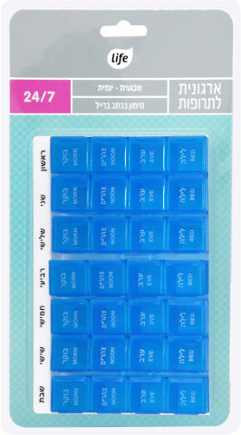 ארגונית לתרופות - שבועית-יומית - 28 תאים