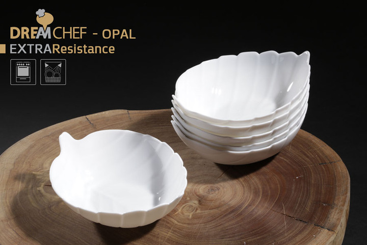 קערית OPAL עלה 18 ס"מ