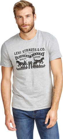 Horse - לוגו סוסים המפורסם דגם  LEVIS חולצת טי שירט לגבר