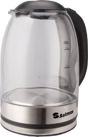 קומקום חשמלי זכוכית Selmor SE-7923